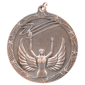 25 - 2 1/2" Antique Victory Shooting Star Medal Award