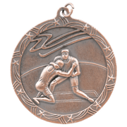 25 - 2 1/2" Antique Wrestling Shooting Star Medal Award