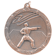 25 - 2 1/2" Antique Martial Arts Shooting Star Medal Award