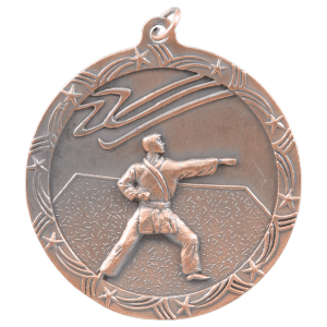 25 - 2 1/2" Antique Martial Arts Shooting Star Medal Award