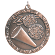 25 - 2 1/2" Antique Cheer Shooting Star Medal Award