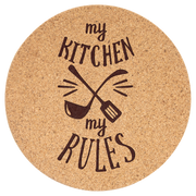 Round Cork Trivet - Qty 3