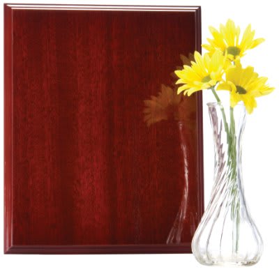 High Gloss Mahogany Finish Award - 6" x 8"