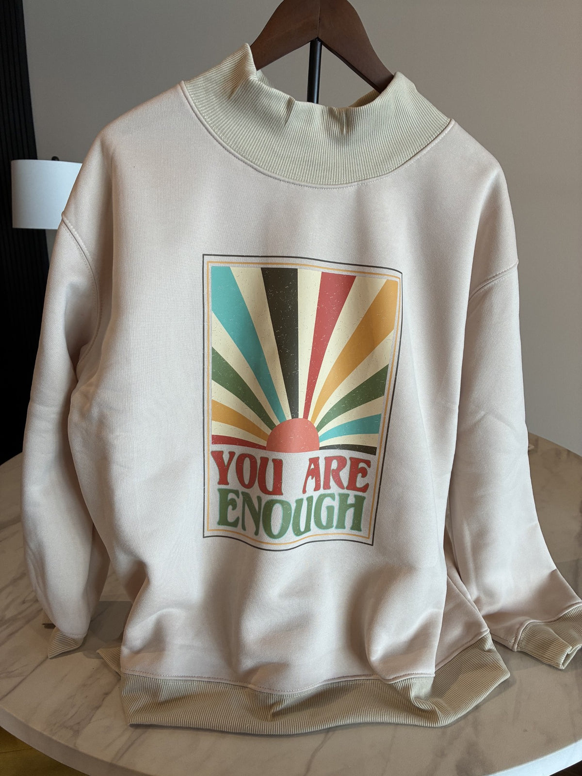 Mock Neck Sweatshirt