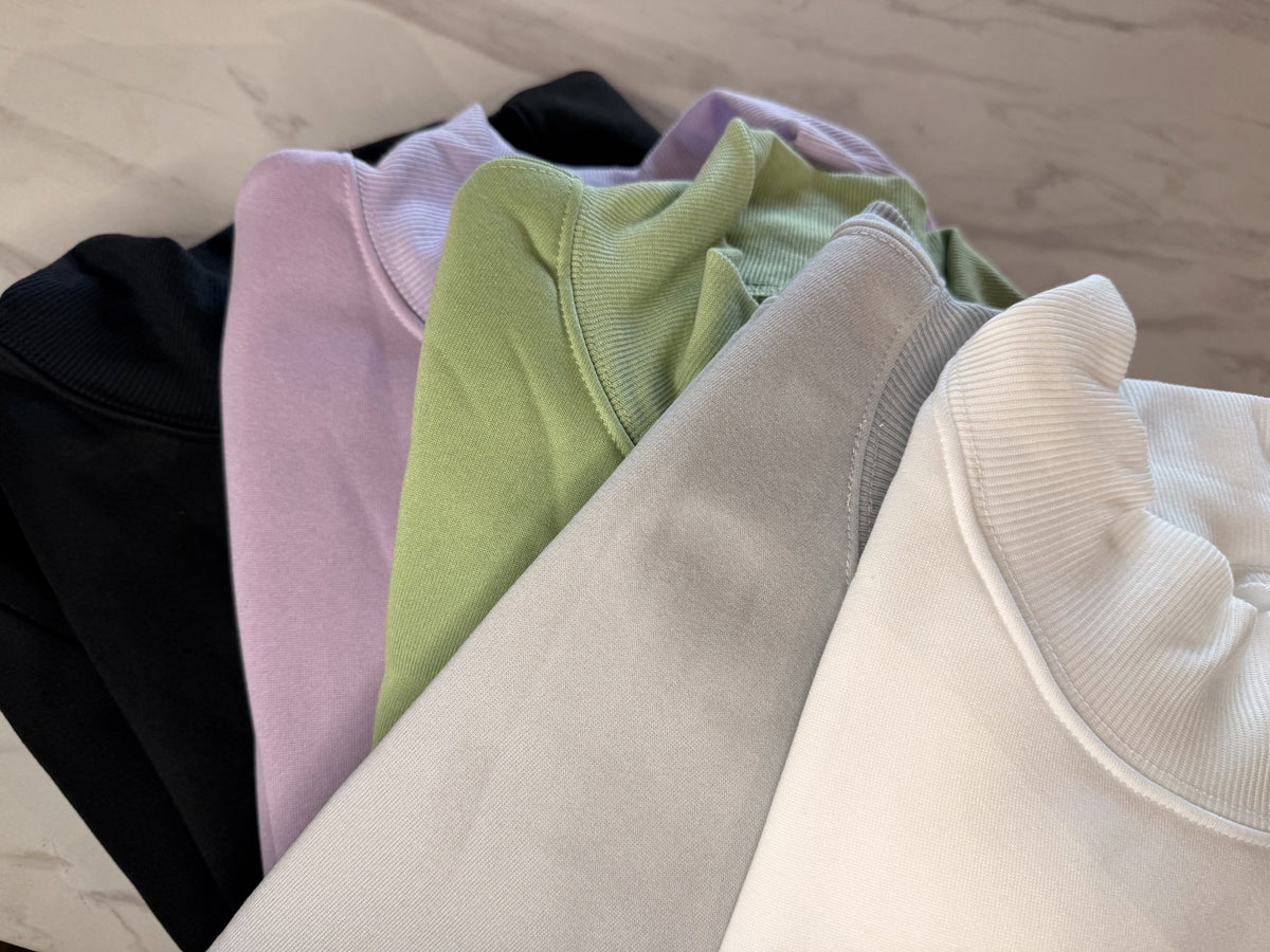 Mock Neck Sweatshirt